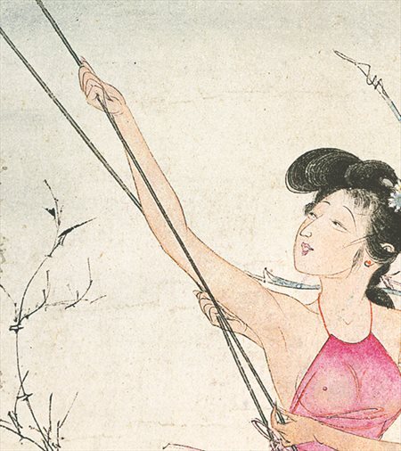 泉山-胡也佛的仕女画和最知名的金瓶梅秘戏图